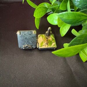 SWANK natural stone cuff links